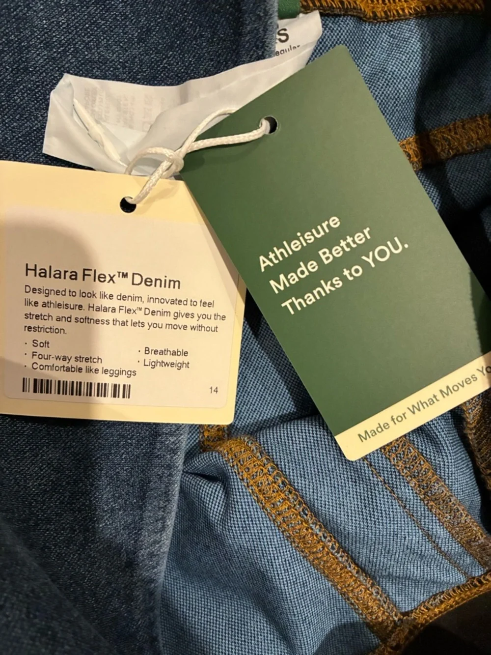 HALARA Jeans Women’s S Blue Flex Denim Wide-Leg High-Rise NEW WITH TAGS! - Picture 10 of 10